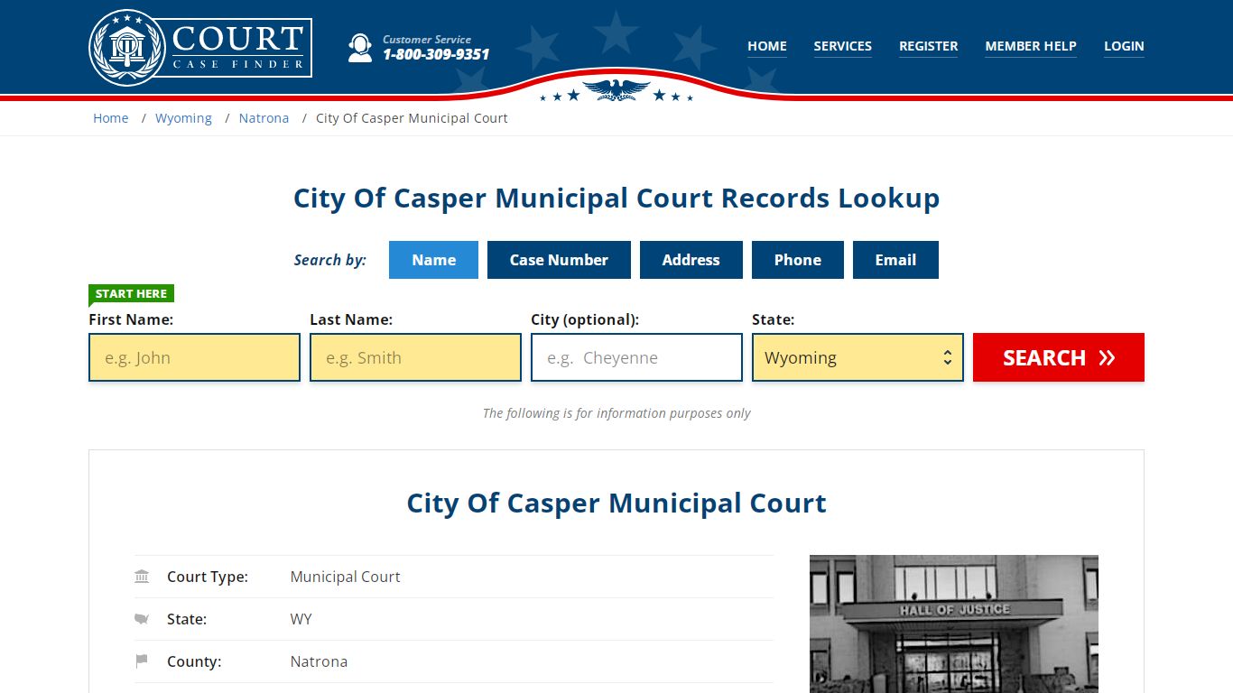 City Of Casper Municipal Court Records | Casper, Natrona County, WY ...