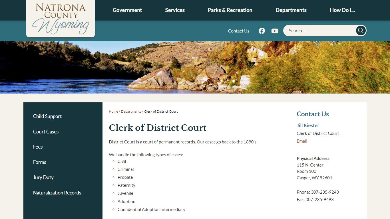 Clerk of District Court | Natrona County, WY